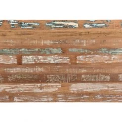 World Interiors Messina Carved Teak Wood Dining Table