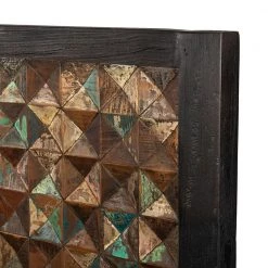 World Interiors Messina Carved Teak Wood Bed