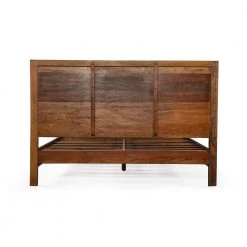 World Interiors Messina Carved Teak Wood Bed