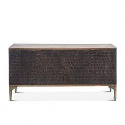 World Interiors Vallarta Carved Mango Wood Sideboard