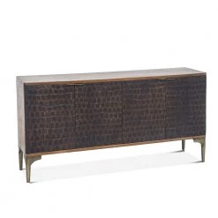 World Interiors Vallarta Carved Mango Wood Sideboard
