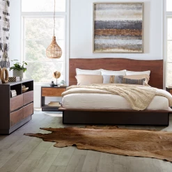 World Interiors Palermo Live Edge Bed Bedroom