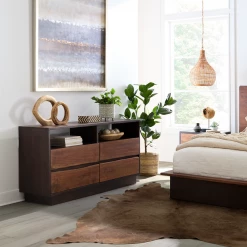 World Interiors Palermo 64-Inch Live Edge Dresser