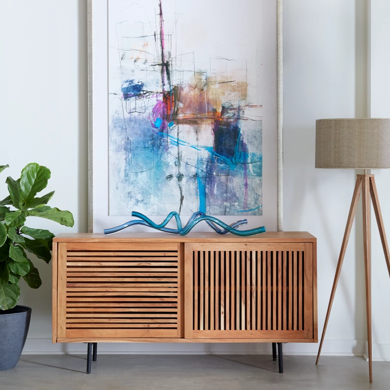 World Interiors Stockholm Natural Acacia Sliding Door Cabinet Dining Room 10 World Interiors Stockholm Natural Acacia Sliding Door Cabinet Dining Room