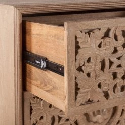 World Interiors Bedroom Haveli Traditional Handcarved Nightstand 19 World Interiors Bedroom Haveli Traditional Handcarved Nightstand