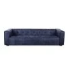 World Interiors Portia Antique Blue Italian Leather Sofa 2 World Interiors Portia Antique Blue Italian Leather Sofa