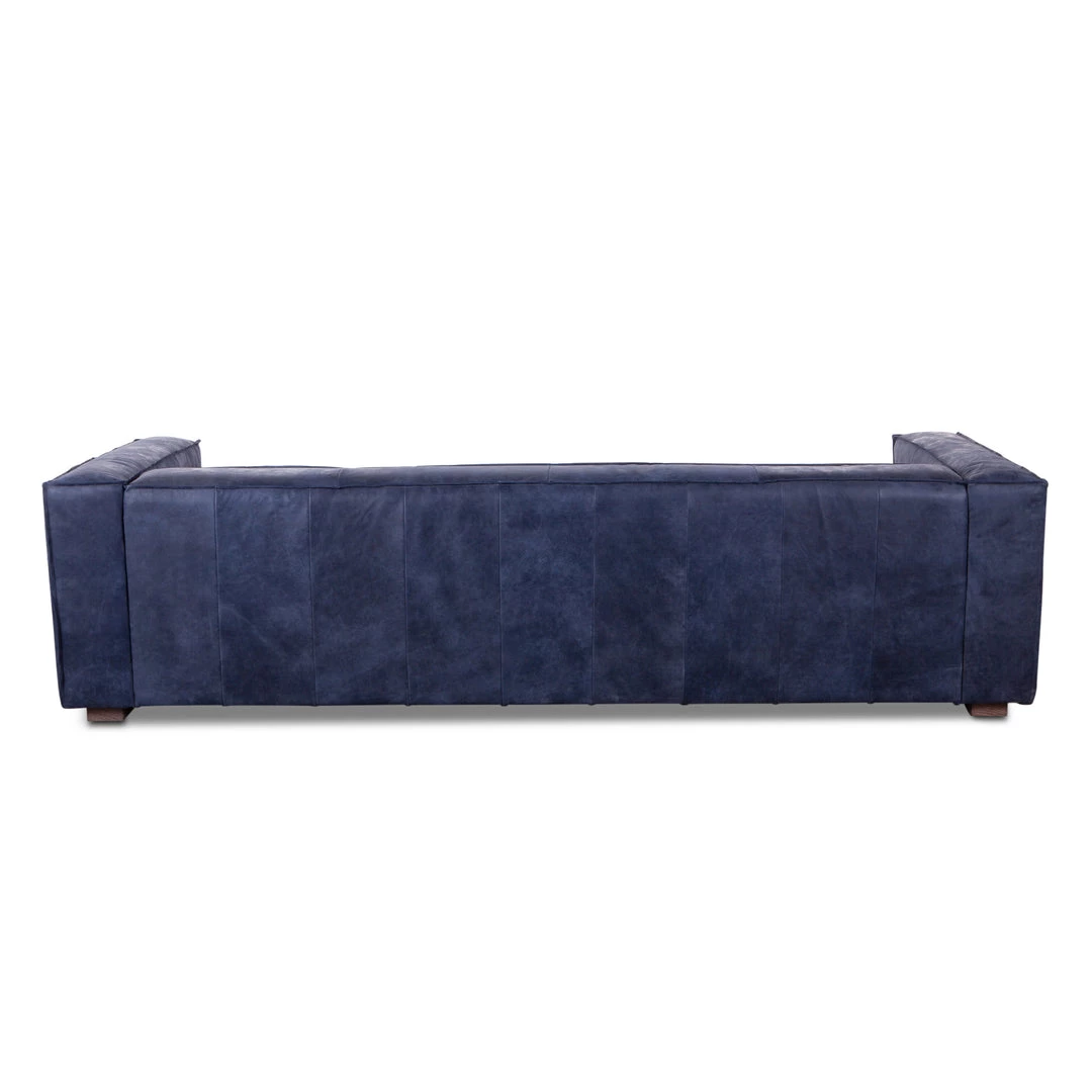 World Interiors Portia Antique Blue Italian Leather Sofa 5 World Interiors Portia Antique Blue Italian Leather Sofa