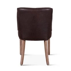 World Interiors Dining Room Avery Casual Leather Dining Chair