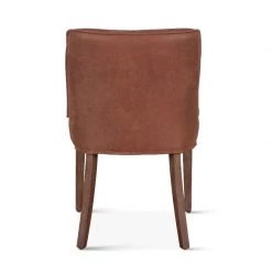 World Interiors Dining Room Avery Casual Leather Dining Chair