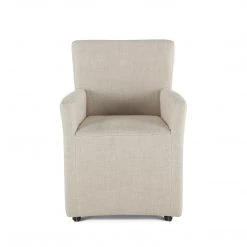 World Interiors Lily Modern Rolling Dining Chair