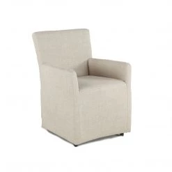 World Interiors Lily Modern Rolling Dining Chair