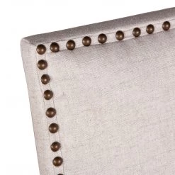 World Interiors Jona Studded Parson's Dining Chair 47 World Interiors Jona Studded Parson's Dining Chair