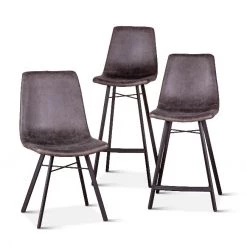 World Interiors Hudson Retro Mid-Century Barstool Bar & Counter Stools 40 World Interiors Hudson Retro Mid-Century Barstool Bar & Counter Stools