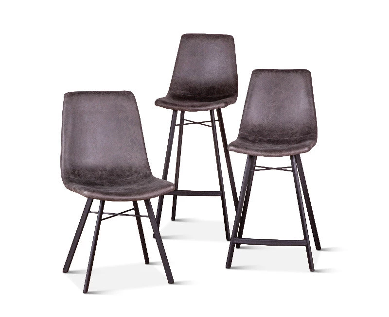 World Interiors Hudson Retro Mid-Century Barstool Bar & Counter Stools 13 World Interiors Hudson Retro Mid-Century Barstool Bar & Counter Stools