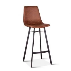 World Interiors Hudson Retro Mid-Century Barstool Bar & Counter Stools 47 World Interiors Hudson Retro Mid-Century Barstool Bar & Counter Stools