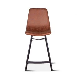 World Interiors Hudson Retro Mid-Century Barstool Bar & Counter Stools 54 World Interiors Hudson Retro Mid-Century Barstool Bar & Counter Stools