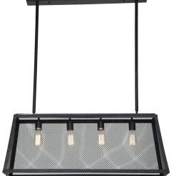 World Interiors Lighting Element Industrial Mesh Ceiling Light