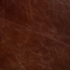 World Interiors Chiavari Industrial Geisha Brown Leather Sofa Living Room