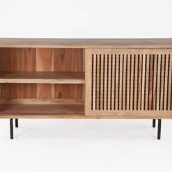 World Interiors Stockholm Natural Acacia Sliding Door Cabinet Dining Room 14 World Interiors Stockholm Natural Acacia Sliding Door Cabinet Dining Room