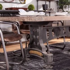 World Interiors Dining Room Sterling Industrial Officer's Mess Teak Wood Dining Table 10 World Interiors Dining Room Sterling Industrial Officer's Mess Teak Wood Dining Table