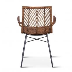 World Interiors Bali Kubu Rattan Armchair Dining Room