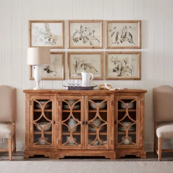 World Interiors Pengrove Modern Farmhouse Sideboard Dining Room