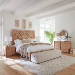 World Interiors Bedroom Haveli Traditional Handcarved Dresser