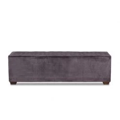 World Interiors Dining Benches Arabella Mid-Century Modern Velvet Bench