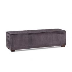World Interiors Dining Benches Arabella Mid-Century Modern Velvet Bench