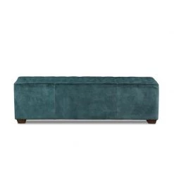 World Interiors Dining Benches Arabella Mid-Century Modern Velvet Bench