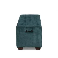 World Interiors Dining Benches Arabella Mid-Century Modern Velvet Bench