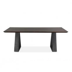 World Interiors Dining Room Augusta Modern Acacia Wood Dining Table