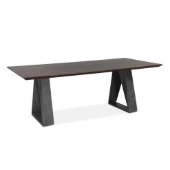 World Interiors Dining Room Augusta Modern Acacia Wood Dining Table