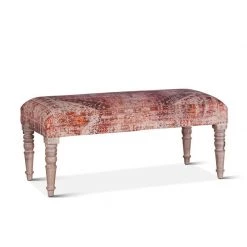 World Interiors Dining Benches Algiers 42-Inch Upholstered Bench