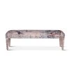 World Interiors Algiers Turquoise Print Upholstered Bench 2 World Interiors Algiers Turquoise Print Upholstered Bench
