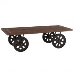 World Interiors Living Room Artezia Farmhouse Industrial Coffee Table