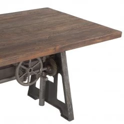 World Interiors Dining Room Artezia Recycled Teak Industrial Crank Dining Table 10 World Interiors Dining Room Artezia Recycled Teak Industrial Crank Dining Table