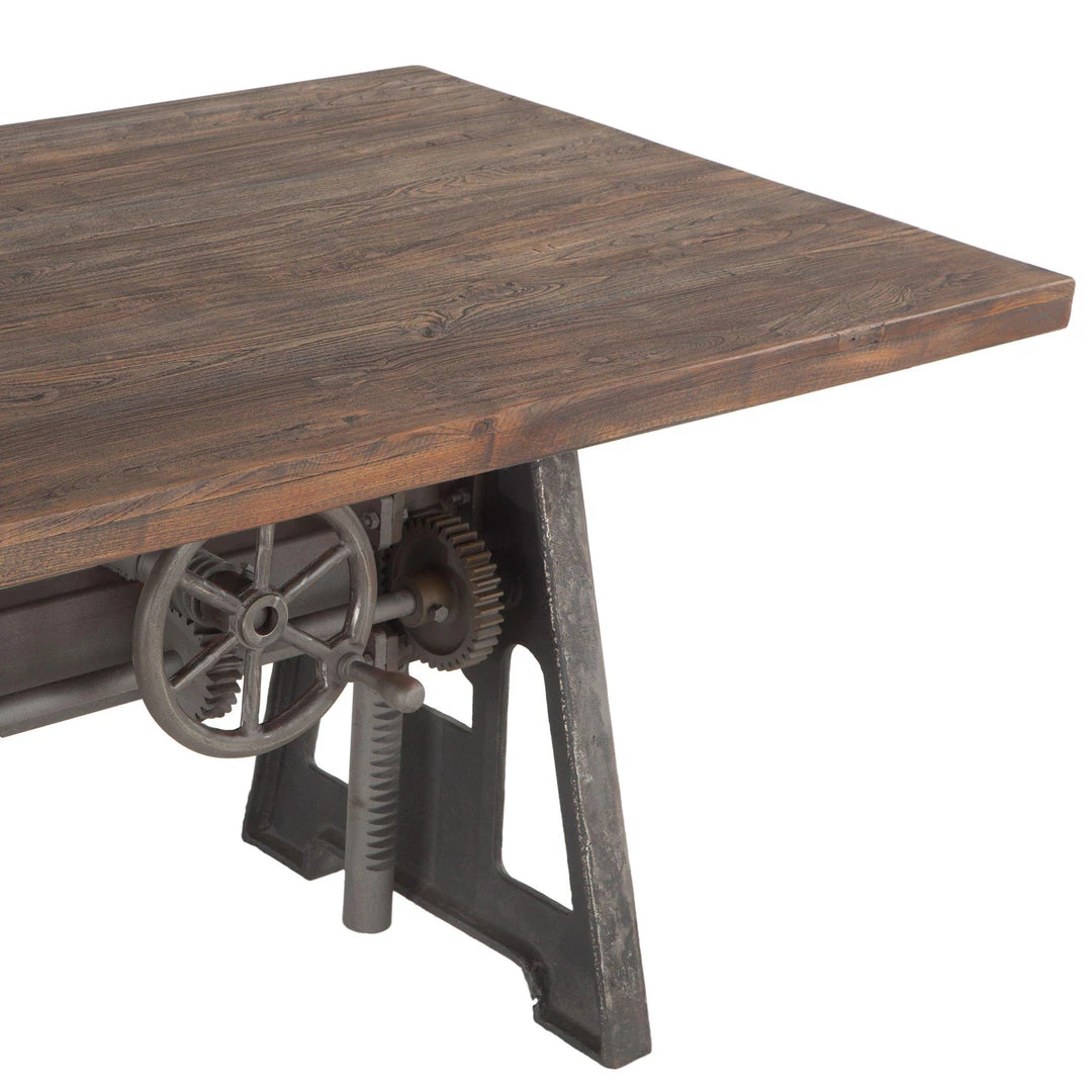 World Interiors Dining Room Artezia Recycled Teak Industrial Crank Dining Table 6 World Interiors Dining Room Artezia Recycled Teak Industrial Crank Dining Table