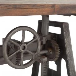 World Interiors Dining Room Artezia Recycled Teak Industrial Crank Dining Table 11 World Interiors Dining Room Artezia Recycled Teak Industrial Crank Dining Table