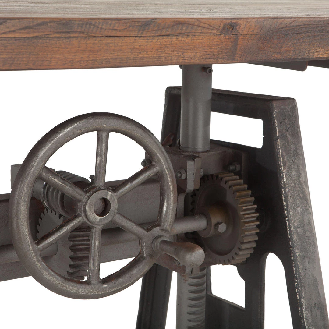 World Interiors Dining Room Artezia Recycled Teak Industrial Crank Dining Table 7 World Interiors Dining Room Artezia Recycled Teak Industrial Crank Dining Table