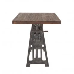 World Interiors Artezia Recycled Teak Industrial Crank Desk Desks & Shelving 9 World Interiors Artezia Recycled Teak Industrial Crank Desk Desks & Shelving