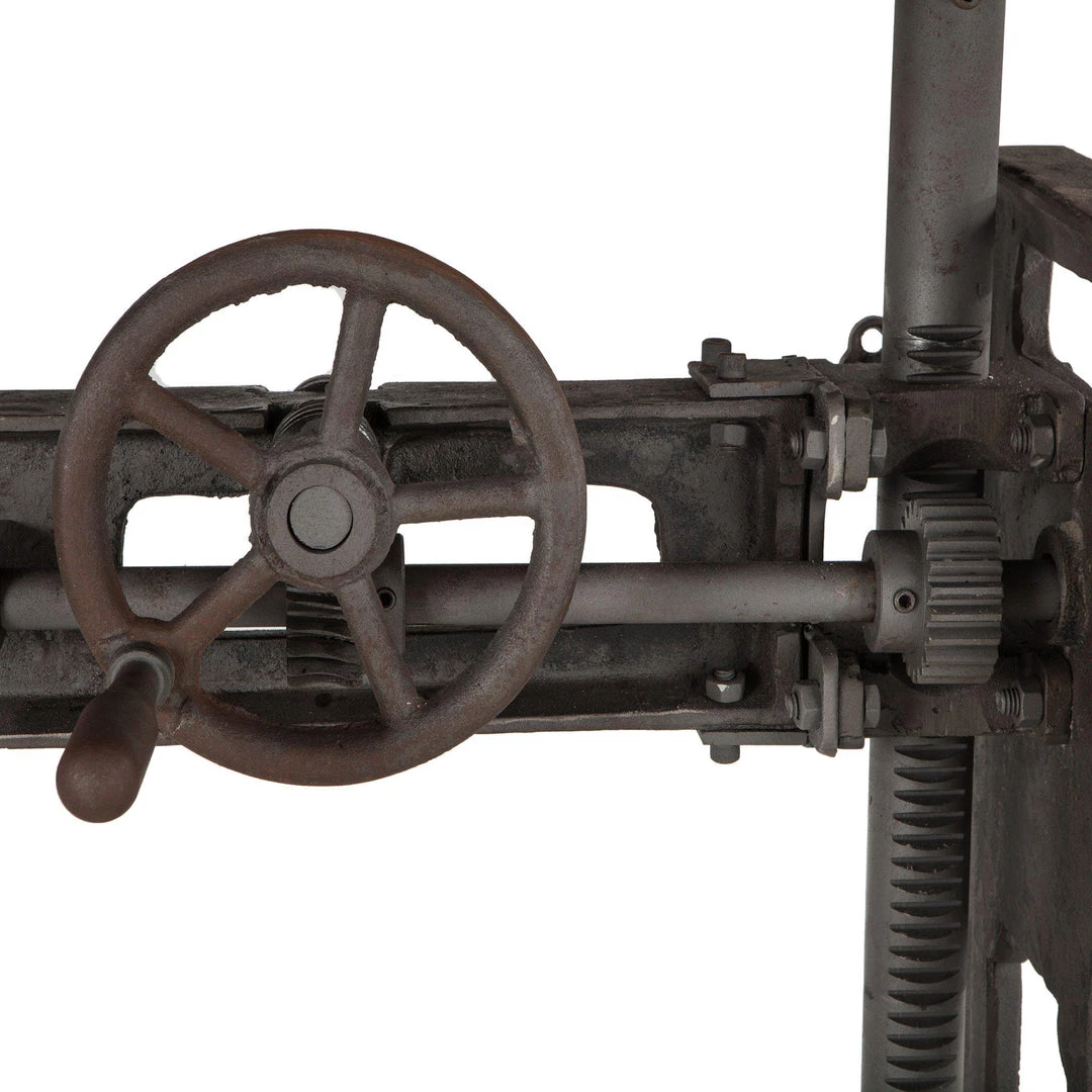 World Interiors Artezia Recycled Teak Industrial Crank Desk Desks & Shelving 6 World Interiors Artezia Recycled Teak Industrial Crank Desk Desks & Shelving