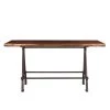 World Interiors Artezia 72-Inch Acacia Wood Live Edge Gathering Table