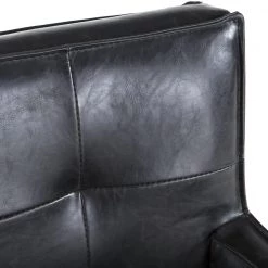 World Interiors Avery Modern Leather Arm Chair Dining Room