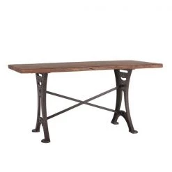 World Interiors Blayne Rustic Farmhouse Gathering Table
