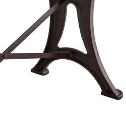 World Interiors Blayne Rustic Farmhouse Live-Edge Dining Table