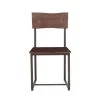 World Interiors Belfrie Modern Live-Edge Dining Chair