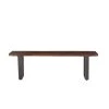 World Interiors Belfrie Acacia Wood Live Edge Dining Bench