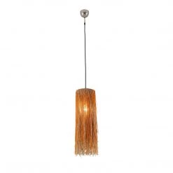 World Interiors Bali Boho Jute Hanging Pendant Light Accents