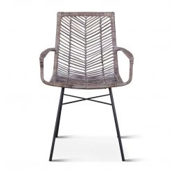 World Interiors Bali Kubu Rattan Armchair Dining Room